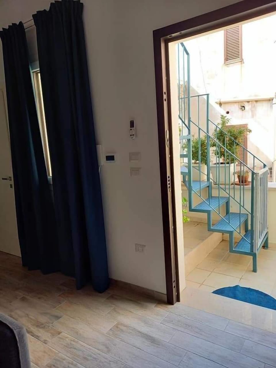 Studio, Patio | Laptop workspace, iron/ironing board (on request), WiFi (free)