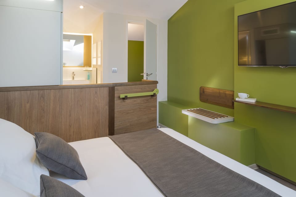 Duplex Room | Premium bedding, laptop workspace, blackout drapes, soundproofing