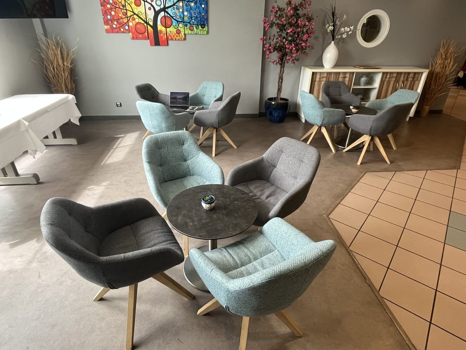 Lobby sitting area