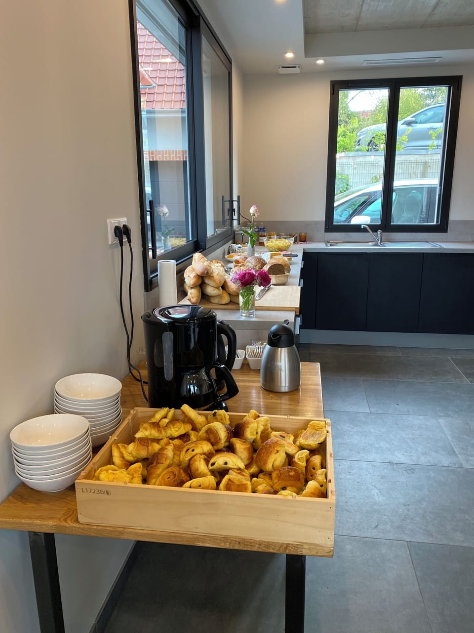 Breakfast buffet