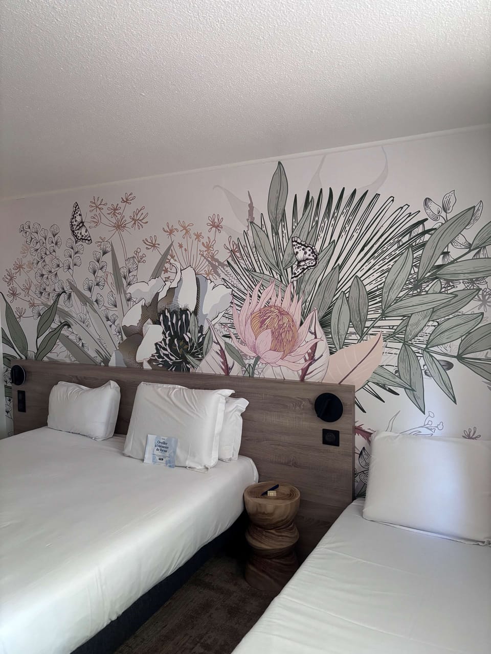 Premium bedding, Select Comfort beds, desk, laptop workspace