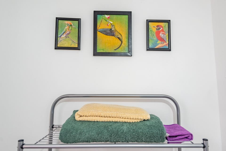 Comfort Double Room, Mountain View | Bathroom | Rainfall showerhead, hair dryer, towels