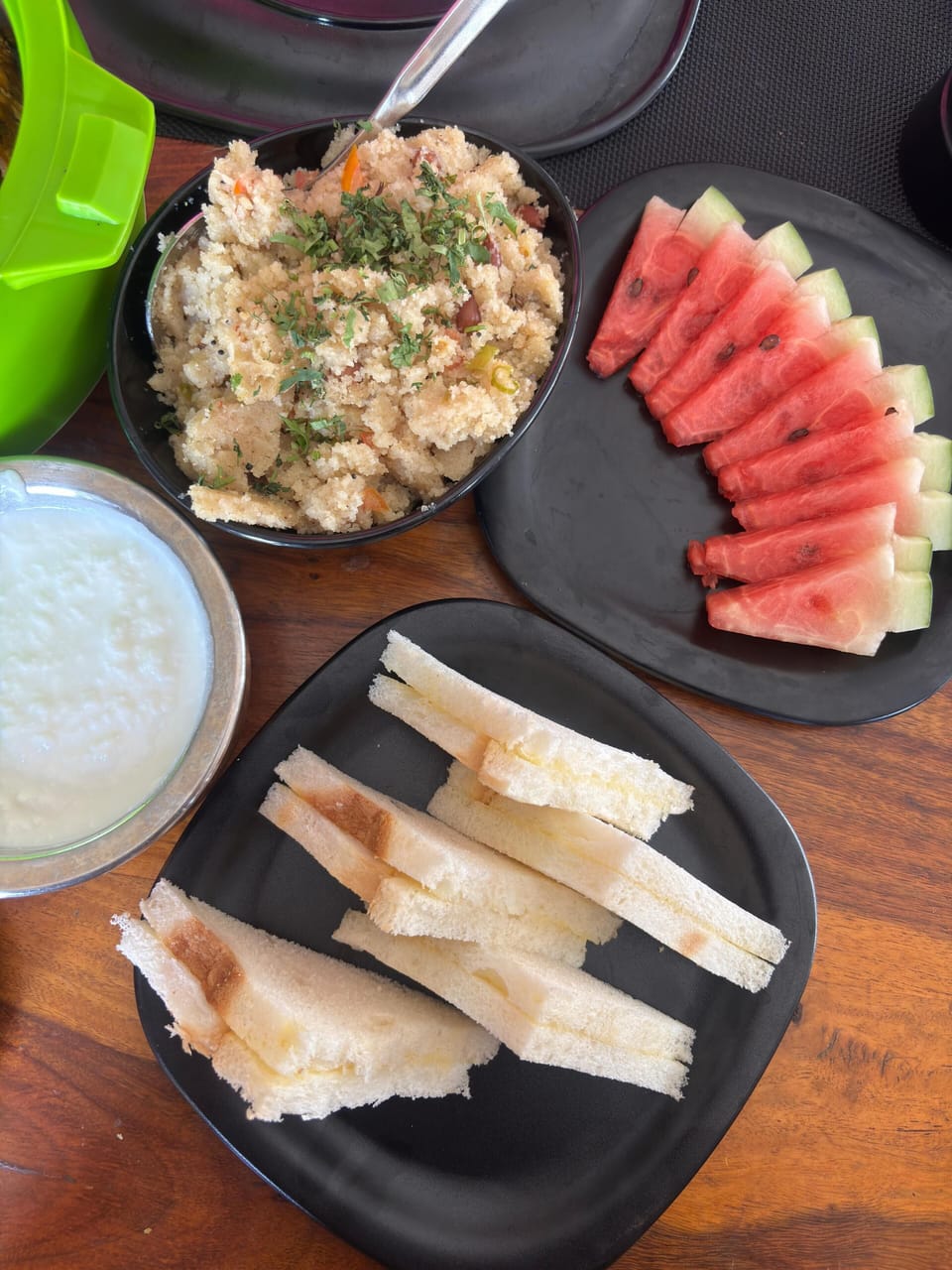 Daily buffet breakfast for a fee