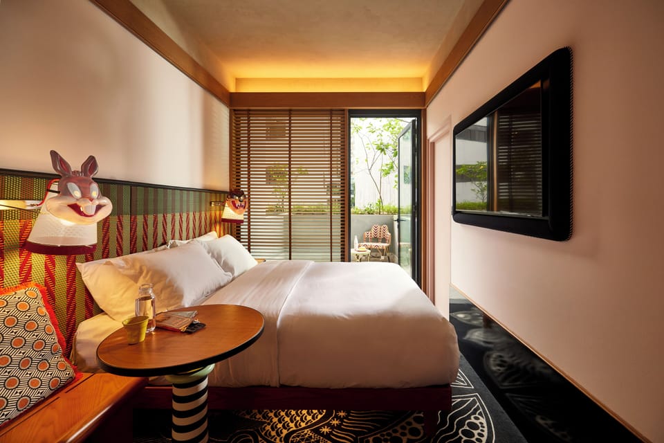 Mama with Terrace | Down comforters, pillowtop beds, in-room safe, desk
