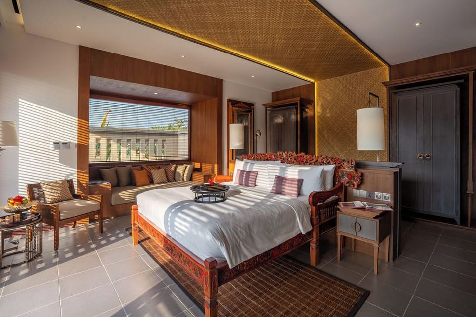 Premier One Bedroom Pool Villa with Club benefits | Egyptian cotton sheets, premium bedding, down comforters, pillowtop beds