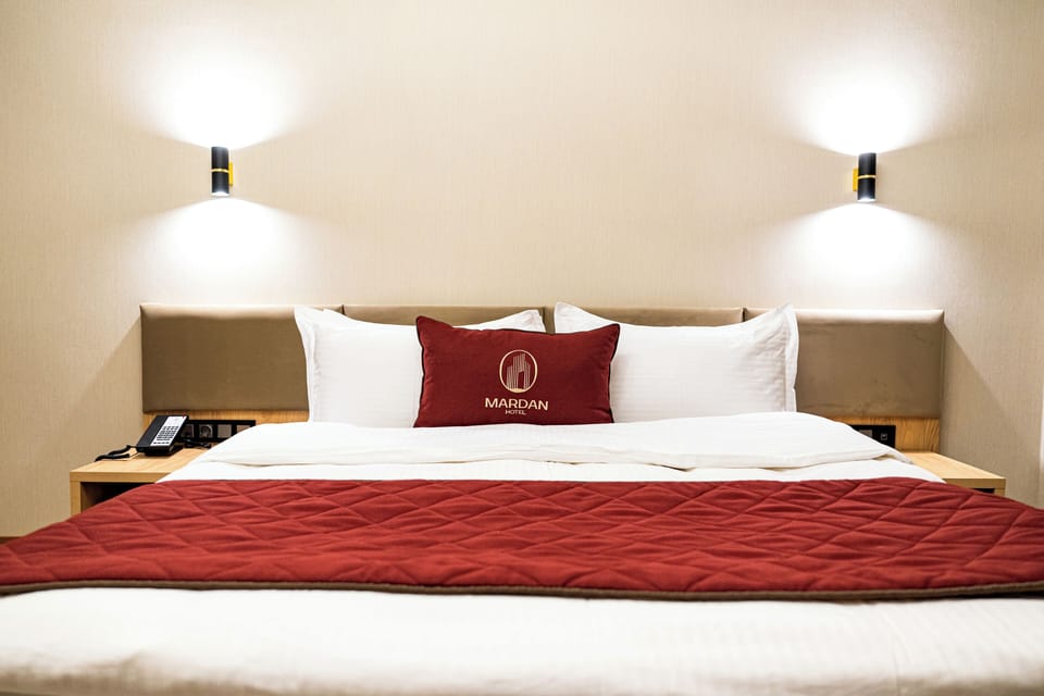 Standard Double Room, Balcony, City View | In-room safe, desk, laptop workspace, blackout drapes