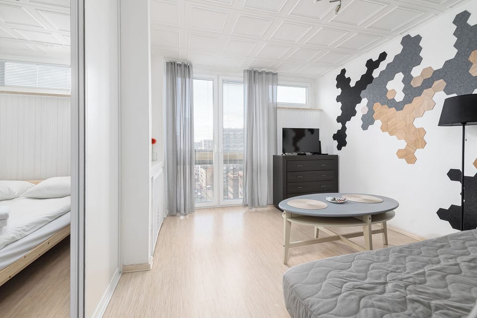 Apartment, City View | Living area