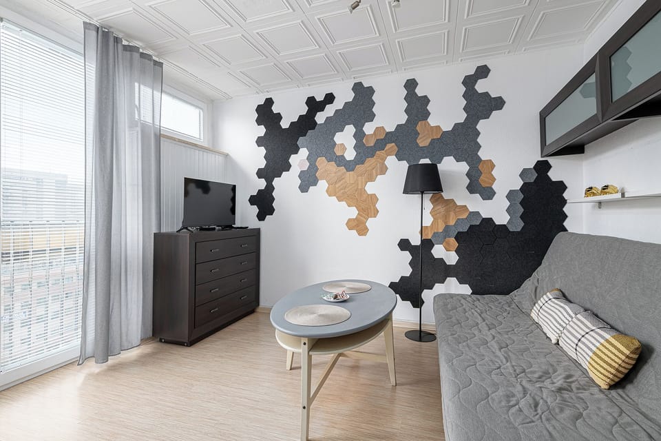 Apartment, City View | Living room