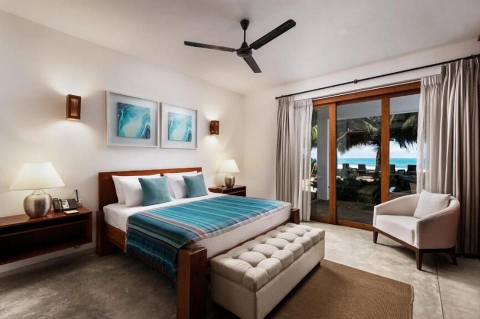 Ocean View Suite  | Premium bedding, in-room safe, desk, laptop workspace