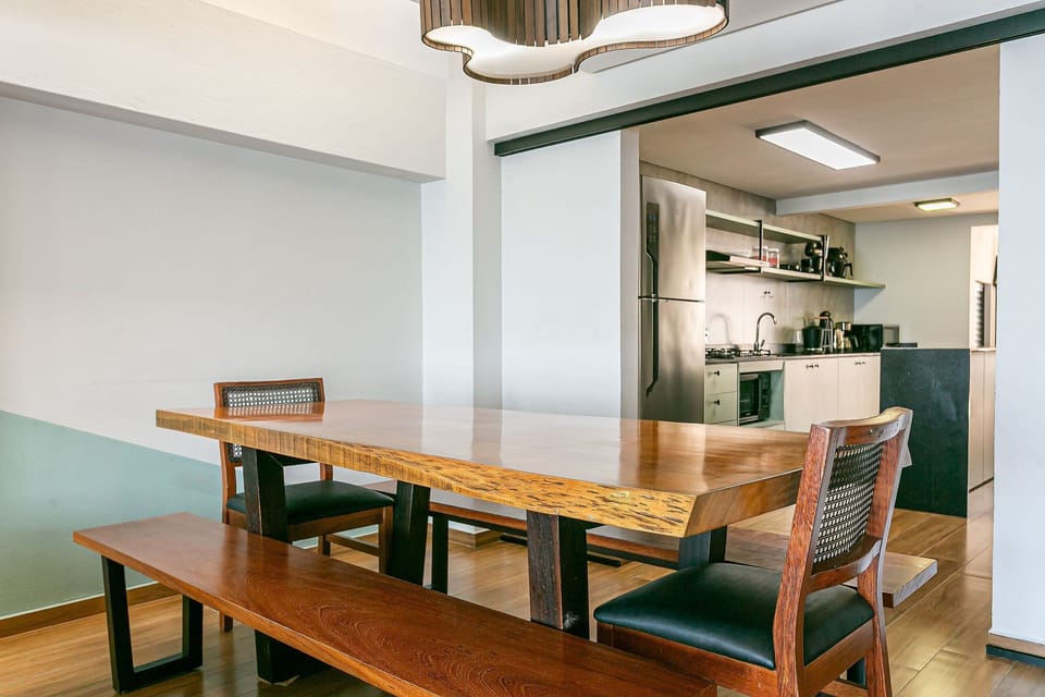 Honeymoon House, Jetted Tub, Beach View | Private kitchen | Dining tables