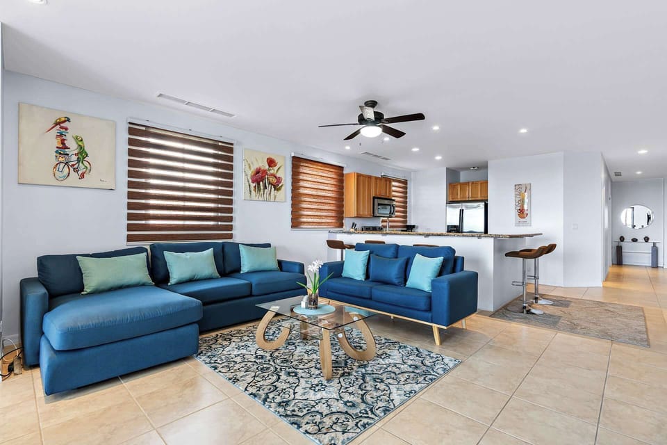 Apartment, Balcony, Ocean View | Living area | TV