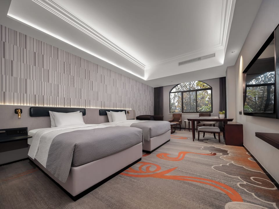 Comfort Twin Room, Garden View | Premium bedding, down comforters, in-room safe, blackout drapes