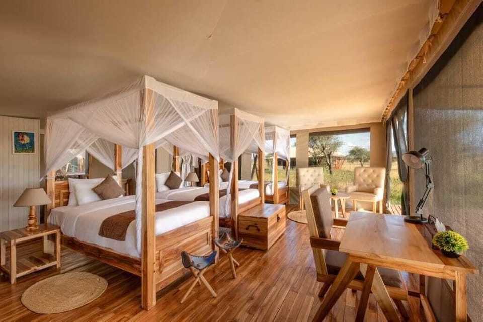Deluxe Triple Room, Park View | Premium bedding, down comforters, memory foam beds, in-room safe