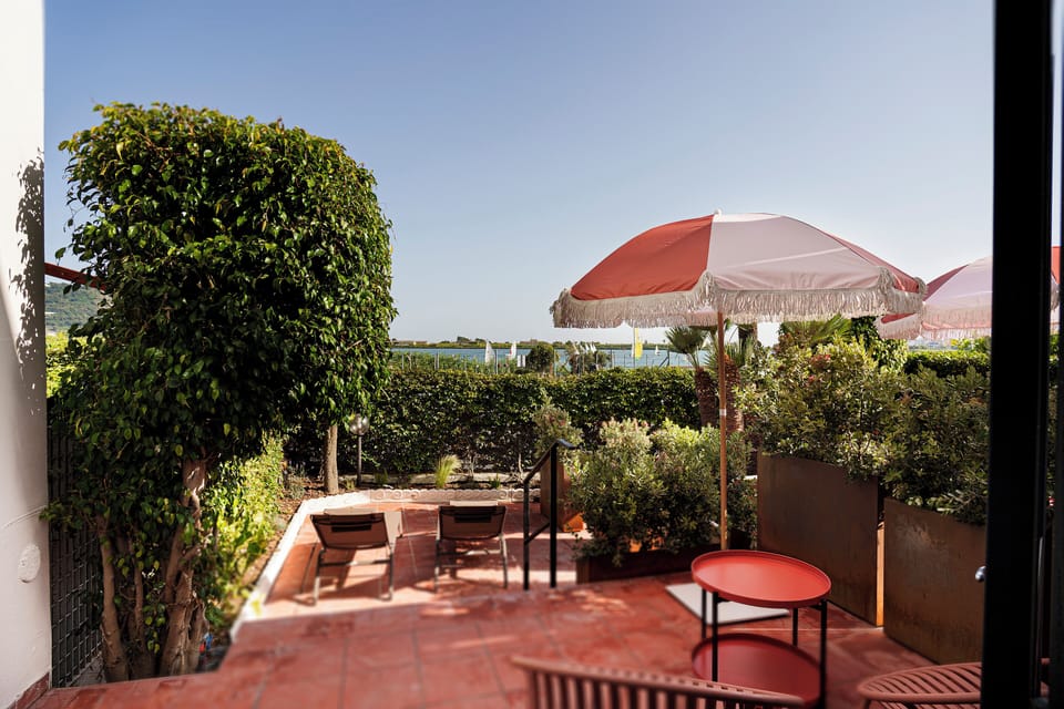 Deluxe Double Room, Courtyard View, Garden Area | View from room