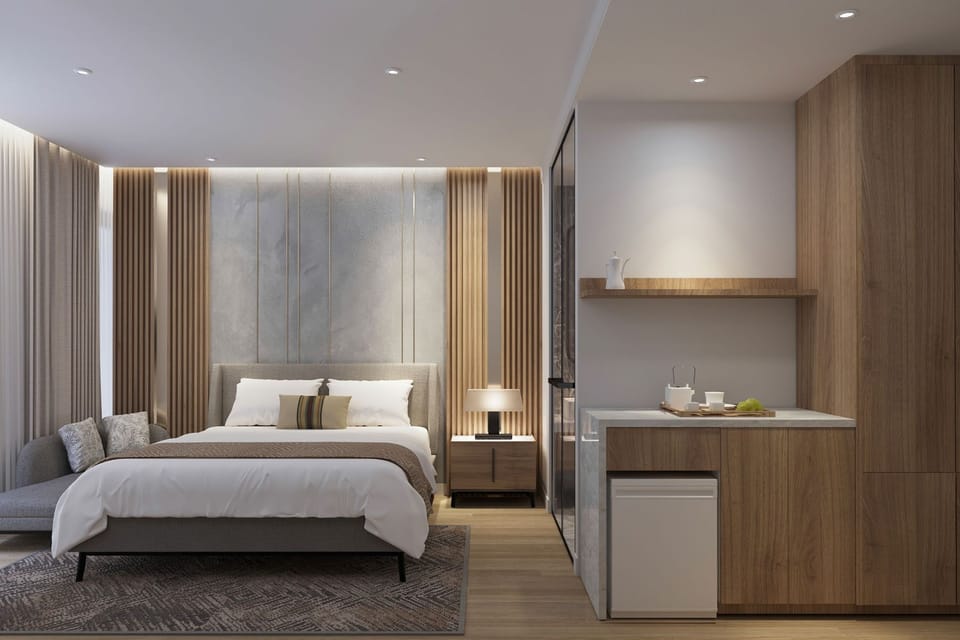 Economy Double Room | Minibar, desk, laptop workspace, soundproofing