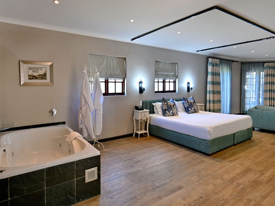 Premium bedding, Select Comfort beds, desk, laptop workspace