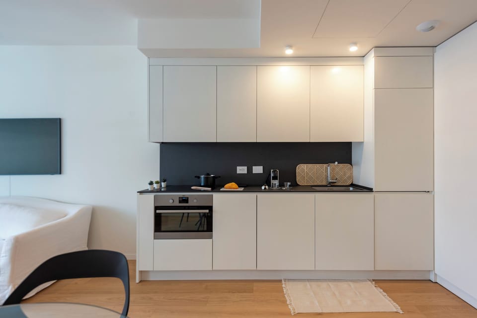 Standard Apartment, 1 Bedroom, Microwave, Sea Facing (Sea View Apartment Genova Waterfront) | Private kitchen