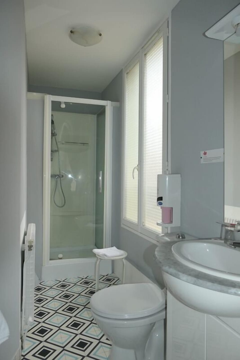 Free toiletries, hair dryer, towels