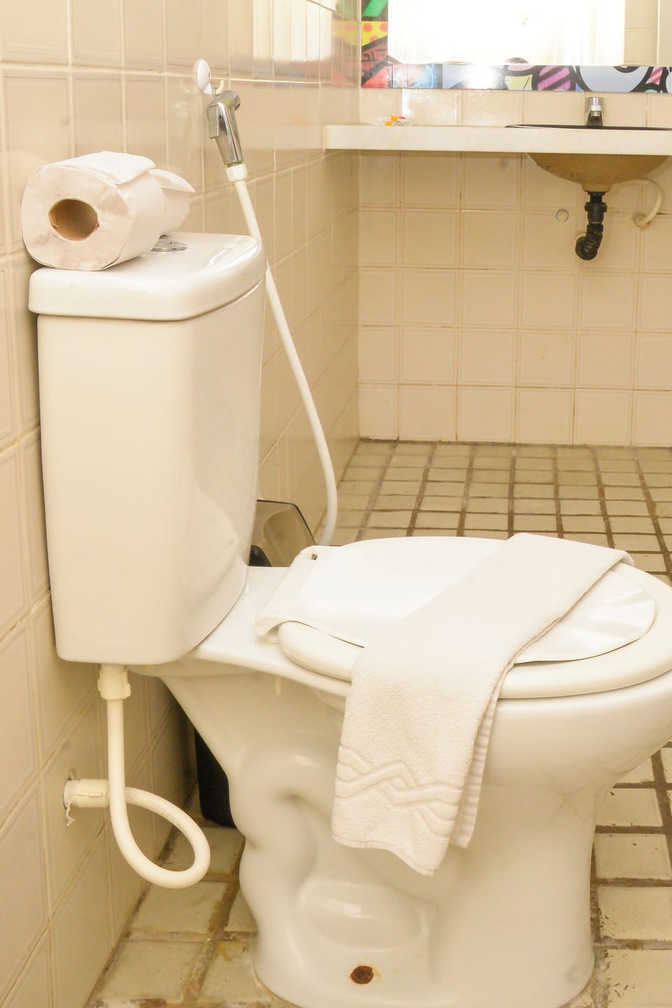 Shower, towels