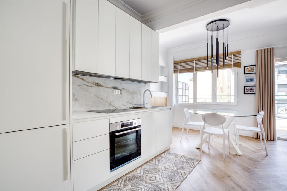 Apartment, 2 Bedrooms | Private kitchen | Espresso maker, coffee/tea maker, electric kettle, highchair