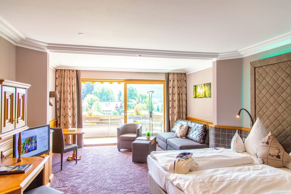 Premium Double Room, Balcony | Hypo-allergenic bedding, minibar, in-room safe, desk