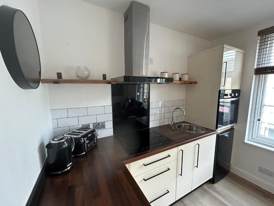 City Apartment, City View | Private kitchen