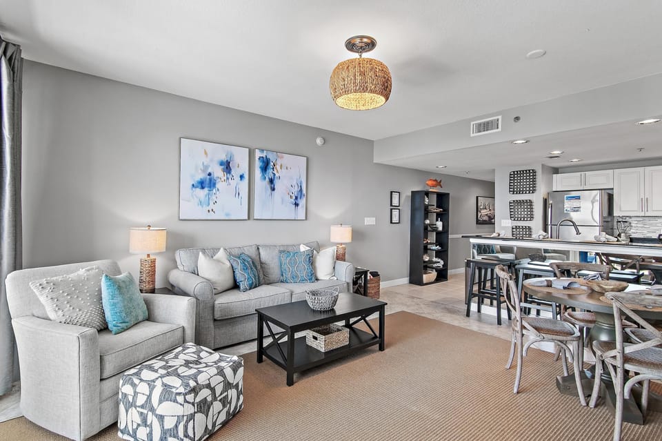 Condo, Multiple Beds (Sterling Shores 616) | Living area | TV