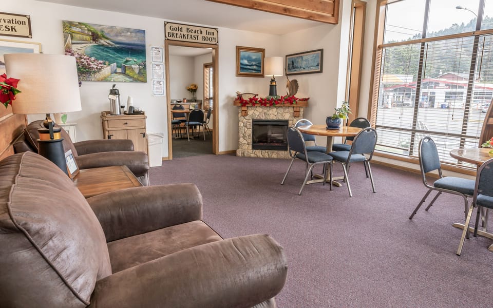 Lobby sitting area