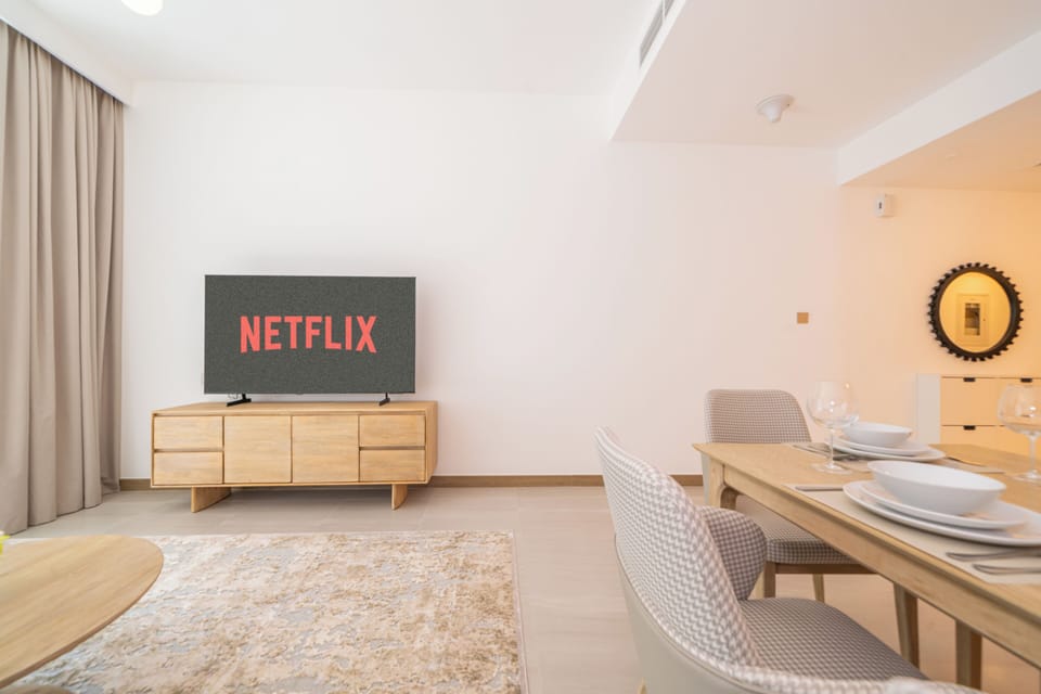 55-inch Smart TV with cable channels