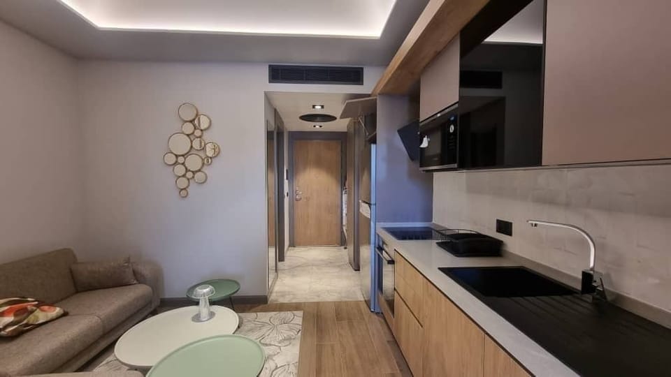 Comfort Studio Suite, City View | Living area