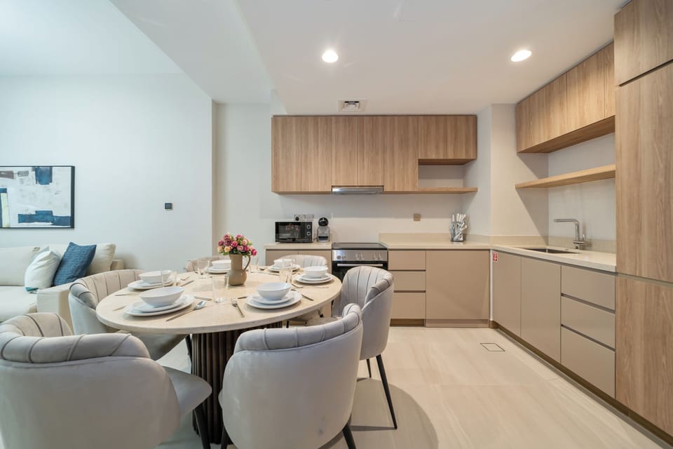 Apartment, Balcony, City View | Private kitchen | Espresso maker, electric kettle