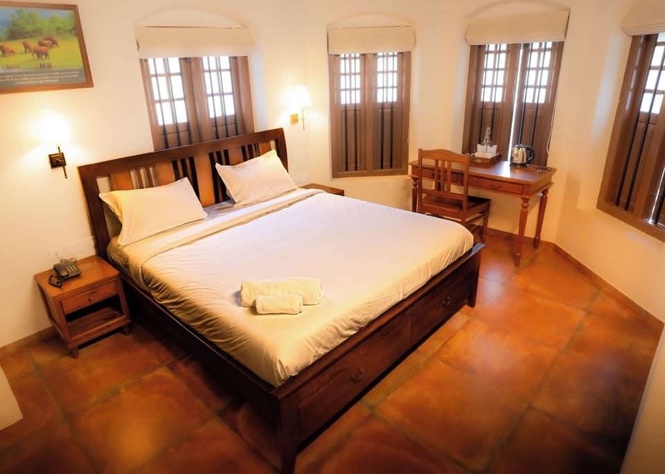 Superior Double Room | Egyptian cotton sheets, premium bedding, desk, laptop workspace
