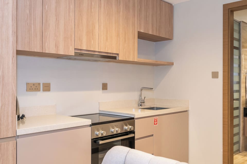 Studio, Balcony, City View | Private kitchen | Espresso maker, electric kettle
