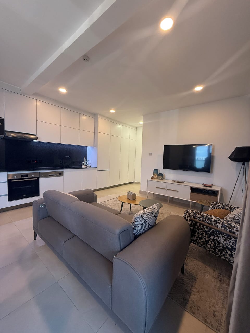 Condo, Balcony, City View | Living area