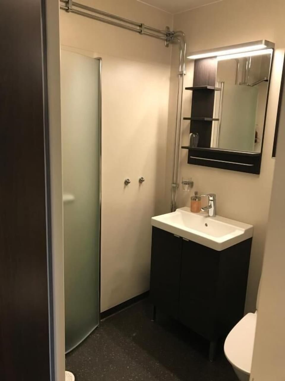 Free toiletries, hair dryer, towels, soap