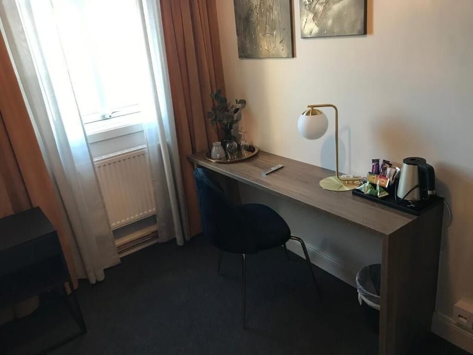 Single Room | Minibar, desk, laptop workspace, blackout drapes