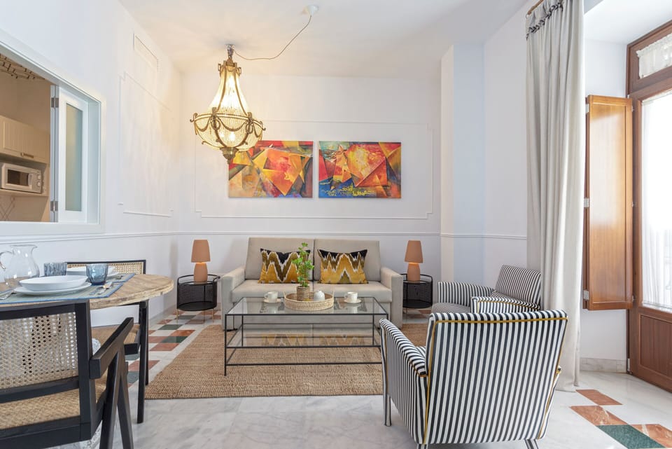 Apartment (1 Bedroom) | Living area