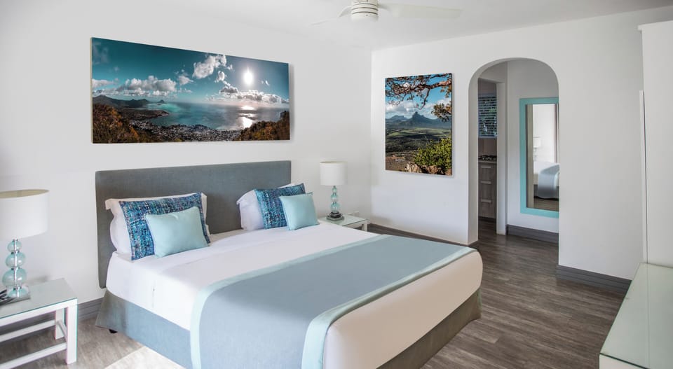 Deluxe Double Room with Garden and partial Seaview | View from room