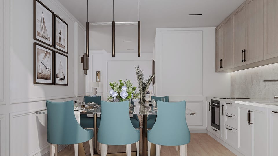 Deluxe Apartment, 3 Bedrooms (1 King Bed,1 Double Bed,2 Single Beds) | Private kitchen | Espresso maker, electric kettle