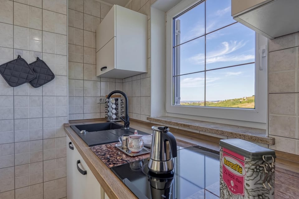 Standard Apartment, 2 Bedrooms, Balcony (Neda Apartment In Krasno Among) | Private kitchen