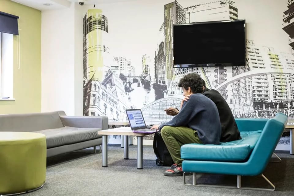 Lobby sitting area