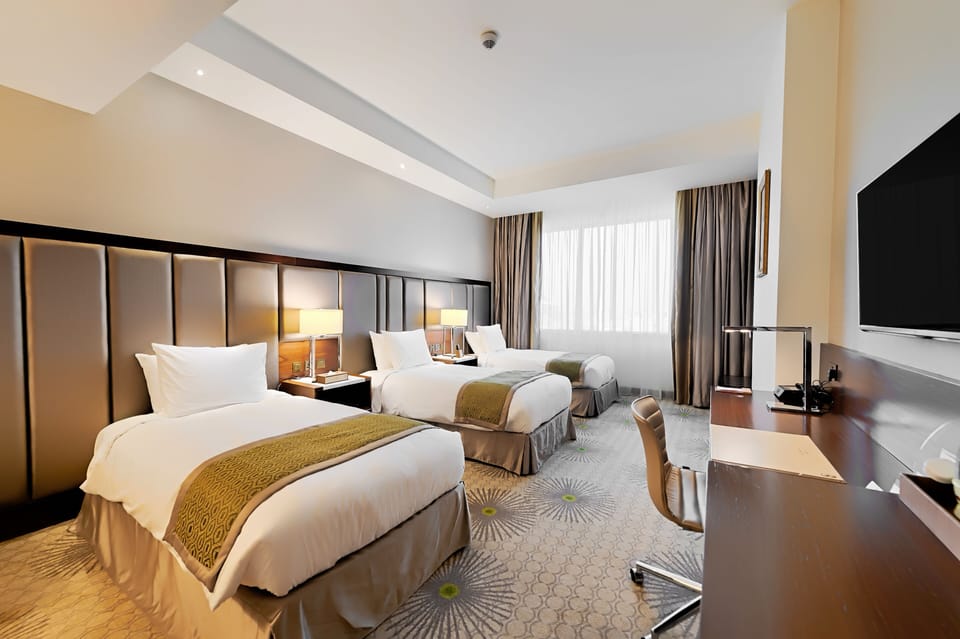 Minibar, in-room safe, desk, blackout drapes