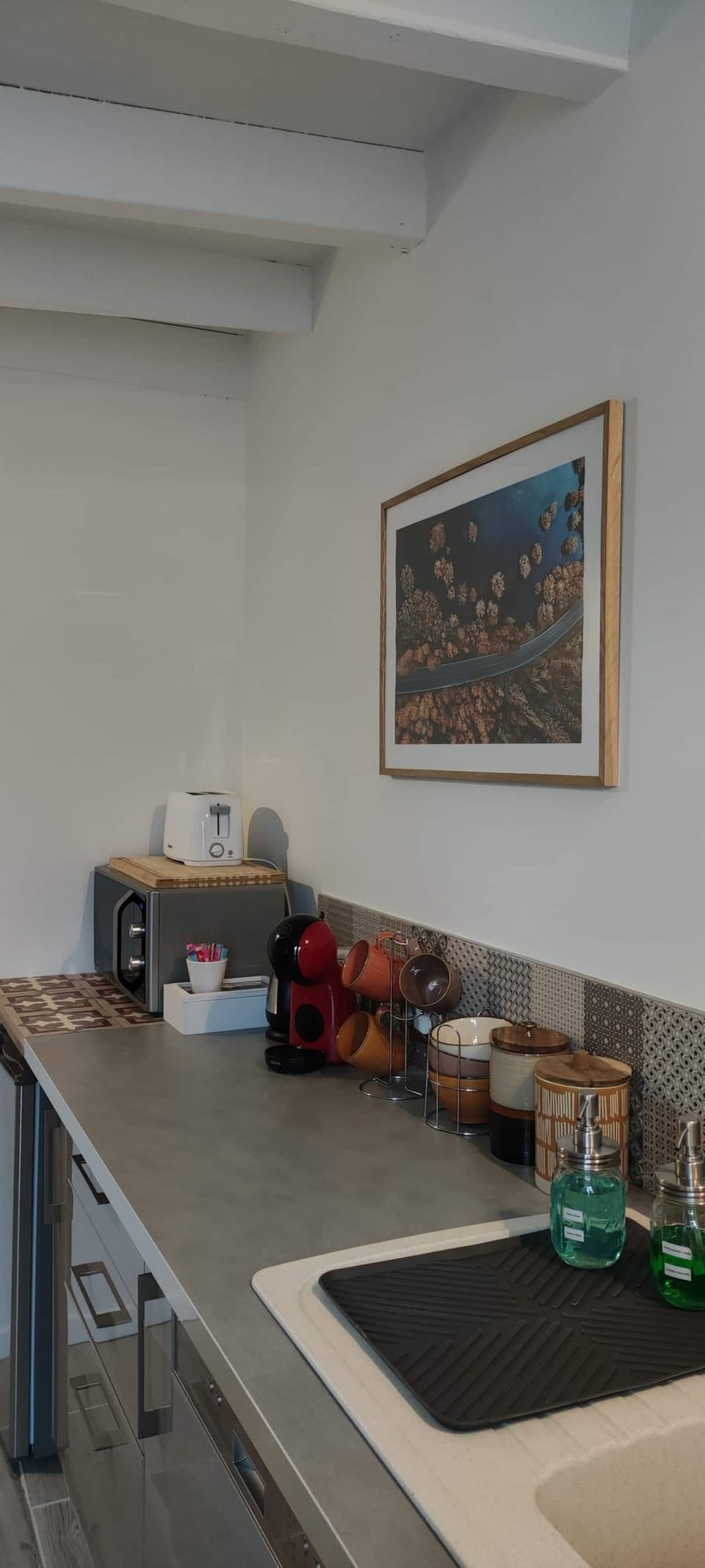 Romantic Double Room, Refrigerator, Garden View | Private kitchen | Espresso maker, coffee/tea maker, shared microwave, electric kettle