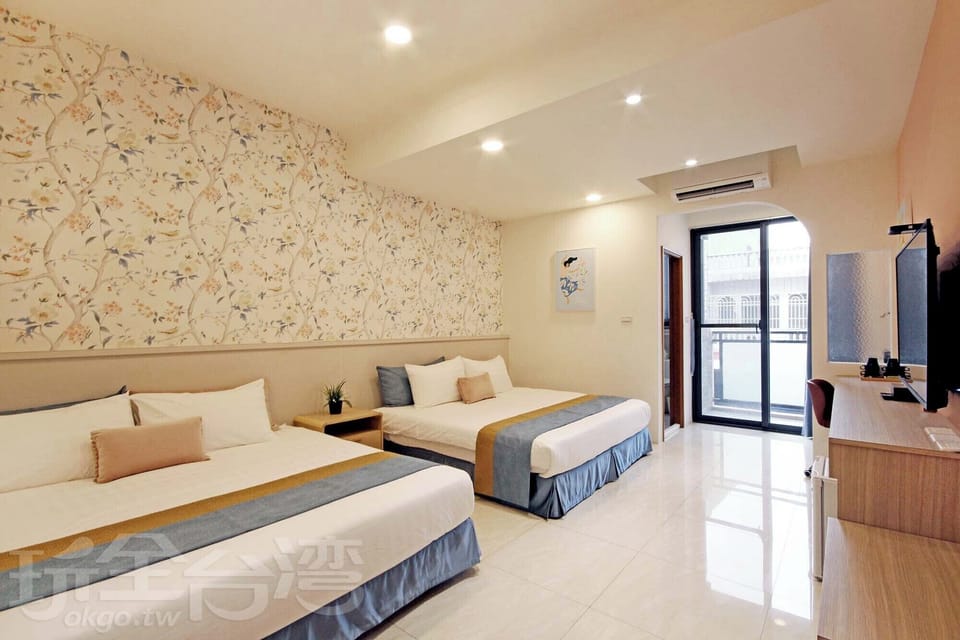 Family Quadruple Room, Balcony | Desk, laptop workspace, free WiFi