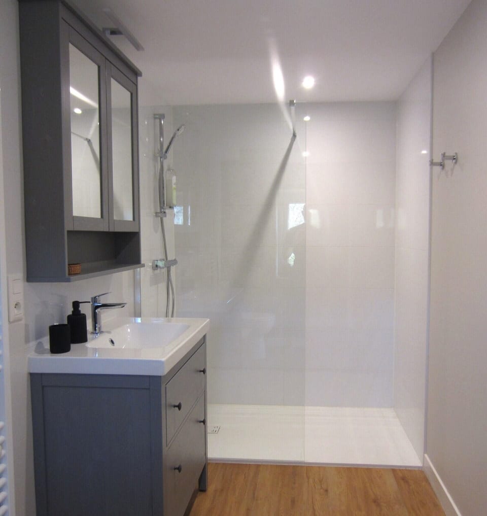 Double Room, 1 Queen Bed, Patio, Garden View | Bathroom