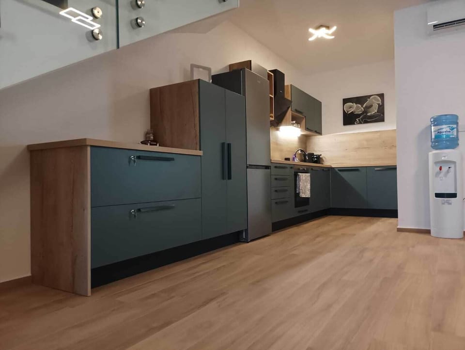 Standard House, Balcony, Partial Sea View | Private kitchen | Espresso maker, electric kettle, toaster, highchair