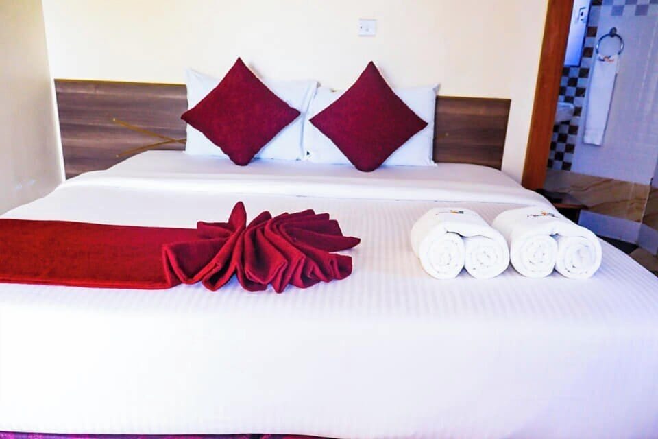Free WiFi, bed sheets