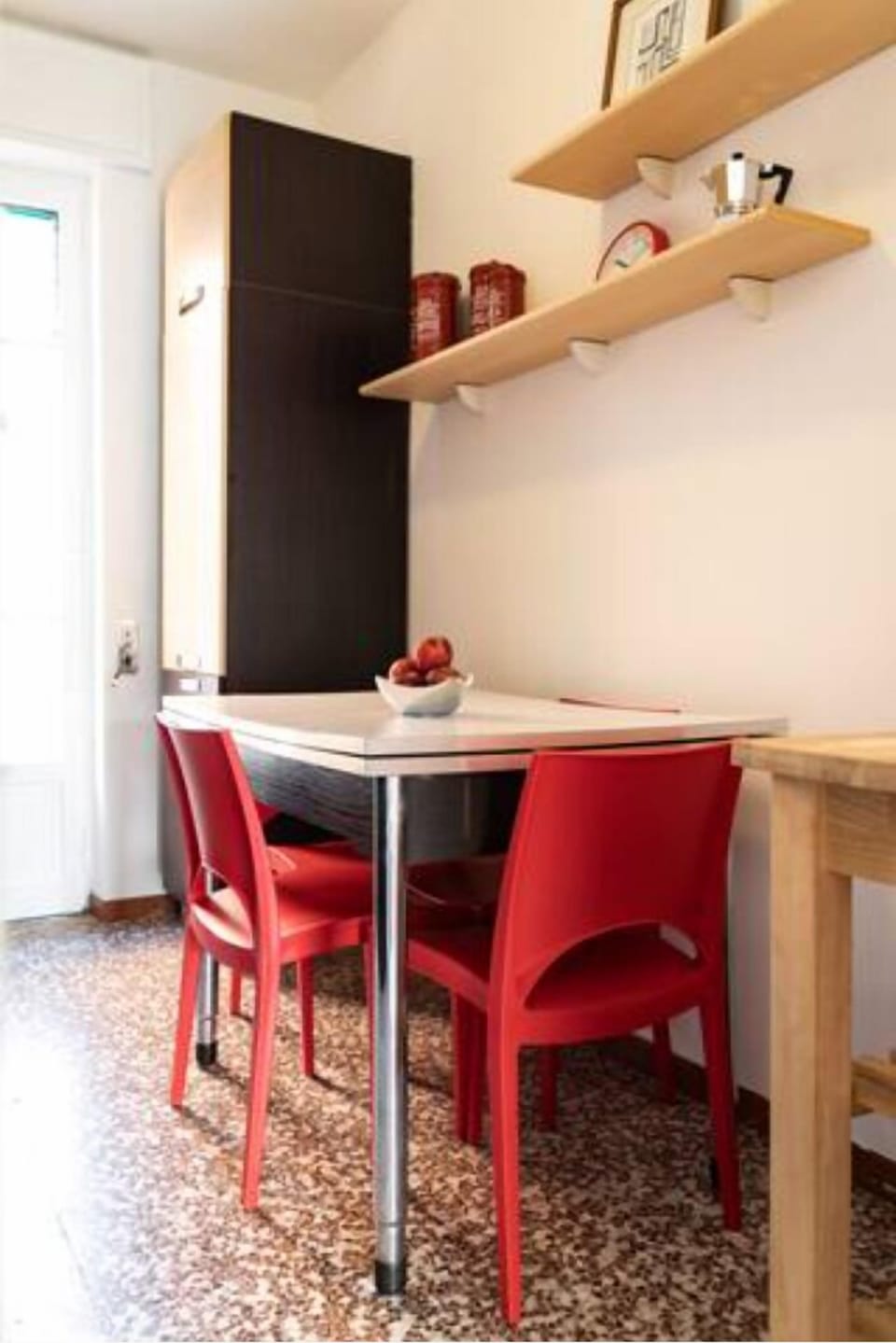 Apartment | Private kitchen | Fridge, microwave, stovetop, electric kettle