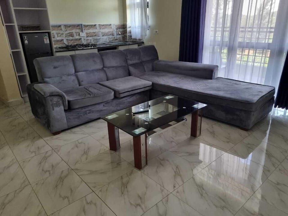 Deluxe Apartment, City View | Living area | 32-inch Smart TV with digital channels