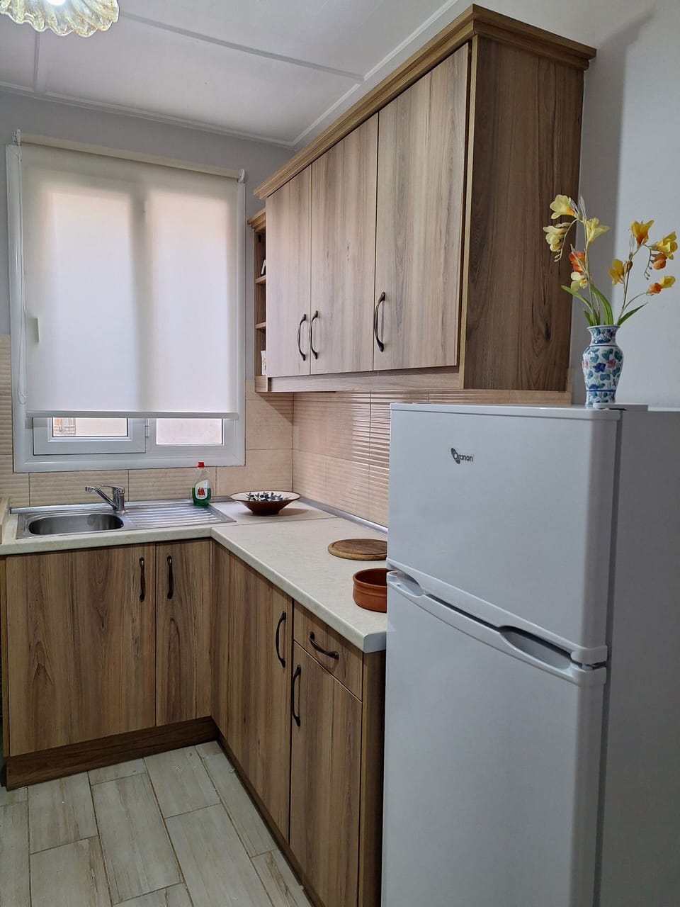 Family Apartment, Balcony, City View | Private kitchen | Full-size fridge, oven, stovetop, cookware/dishes/utensils